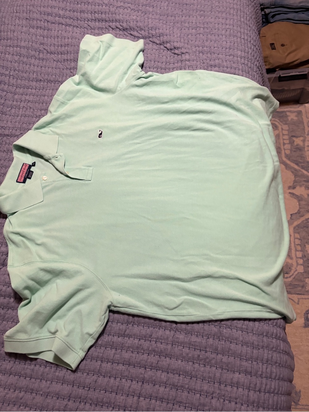 Vineyard Vines Mint Green Short-Sleeve Polo